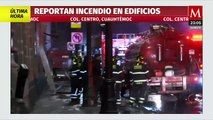 Bomberos sofocan incendio en bodega del centro de la CdMx