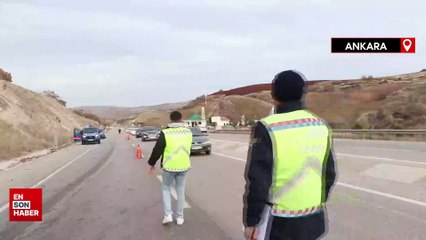 Ankara'da cenaze dönüşü kaza