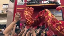 شاهد: احتفالات بقدوم العام الصيني الجديد في عاصمة الأرجنتين