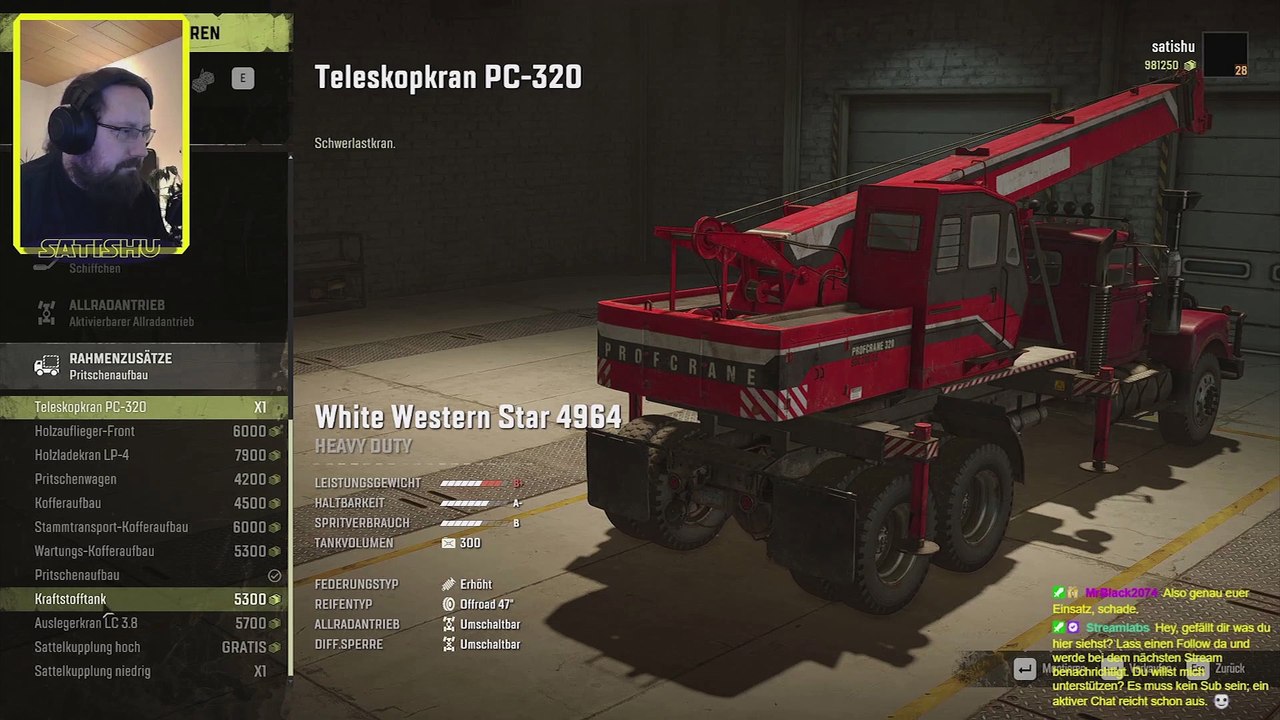 Der blaue Riese unterwegs. SnowRunner #191