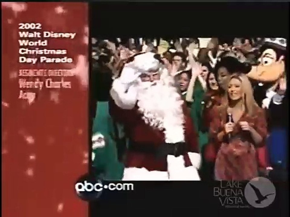 2002 Walt Disney World Christmas Day Parade ABC Split Screen Credits