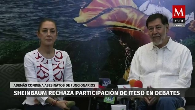 Claudia Sheinbaum rechaza elección de instituto privado para el debate presidencial