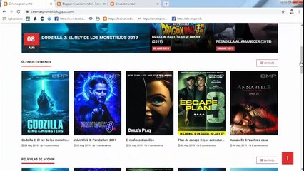 COMO CREAR UN BLOG DE PELÍCULAS EN BLOGGER   PARTE 3