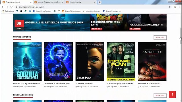 COMO CREAR UN BLOG DE PELÍCULAS EN BLOGGER PARTE 3