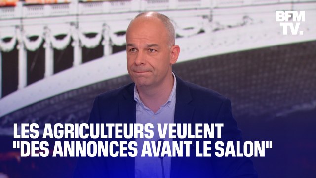 Arnaud Rousseau (FNSEA): les agriculteurs veulent des annonces avant le salon