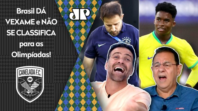 É UMA VERGONHA! UM VEXAME! O Brasil TÁ FORA das Olimpíadas! E o Endrick... Seleção é DETONADA!