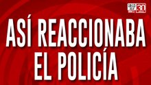 Así reaccionaba el policía que mató al ladrón
