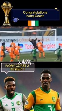 All the Nigeria Ivory Coast goals highlight. 2-1 .Congratulations Ivory Coast.