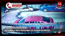 Detienen a 6 responsables de quema de vehículos en Aguascalientes