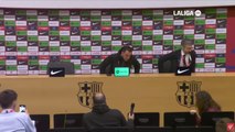 Rueda de prensade Xavi tras el Barcelona-Granada
