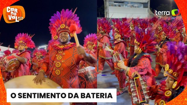 'Coração acelera' e 'sangue ferve': os efeitos do som da bateria de uma escola de samba