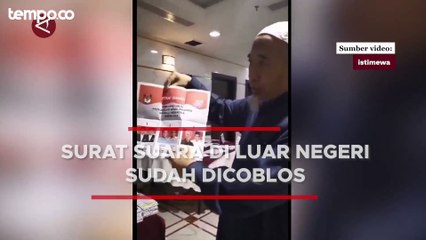 Kata Bawaslu soal Surat Suara yang Sudah Tercoblos di Luar Negeri