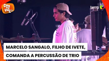 Marcelo Sangalo comanda a percussão de trio