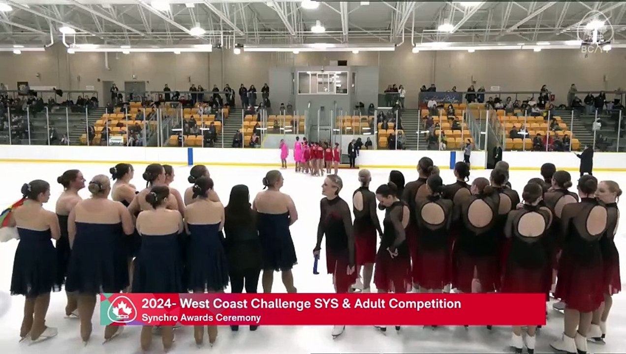 Synchro Award Ceremony - 2024 West Coast Challenge-Synchro & Adult Competition