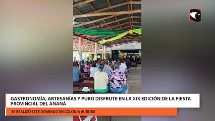 Gastronomía, artesanías y puro disfrute en la XIX edición de la Fiesta Provincial del Ananá