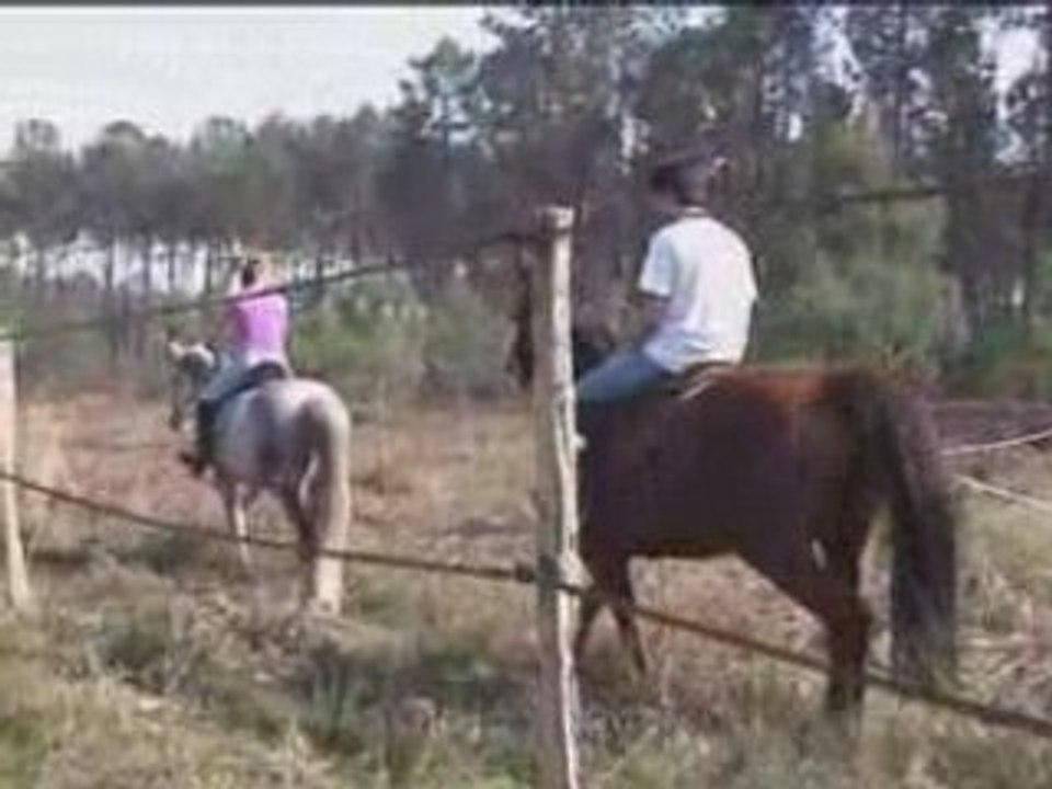 Salles 2007-Kevin et Sandra au galop