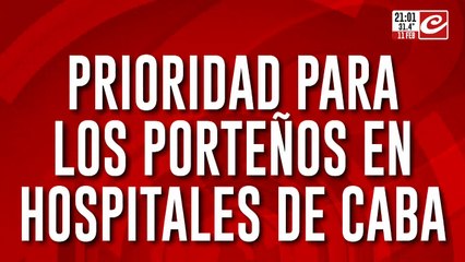 Prioridad para los porteños en hospitales de CABA ¿Está bien o mal?