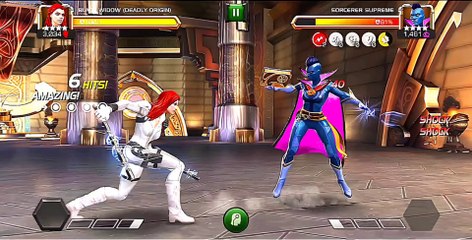 Black widow Vs sorcerer supreme amazing Fighting video 