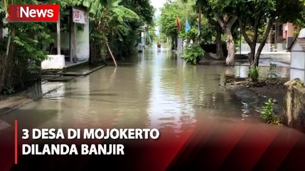 Sungai Sadar Meluap, 3 Desa di Mojokerto Dilanda Banjir