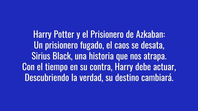 Poema Los Libros de Harry Potter