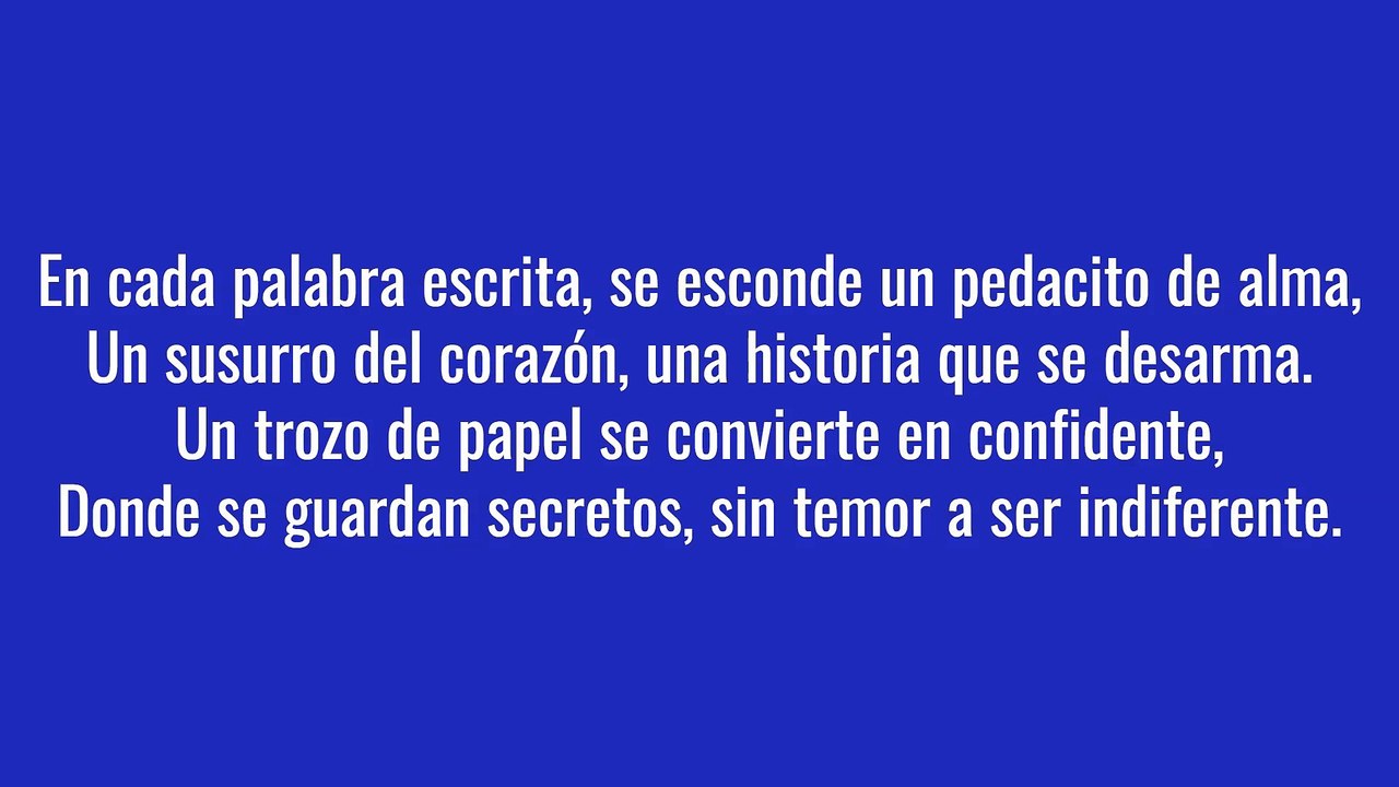Poema Trozo de Papel