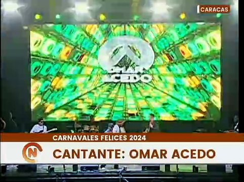 El cantante venezolano, Omar Acedo, dice presente en el Festival Caracas Retumba con Paz y Alegría