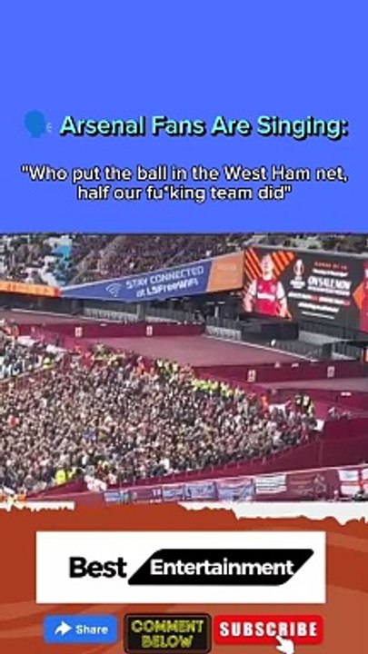 Fans Arsenal Singing