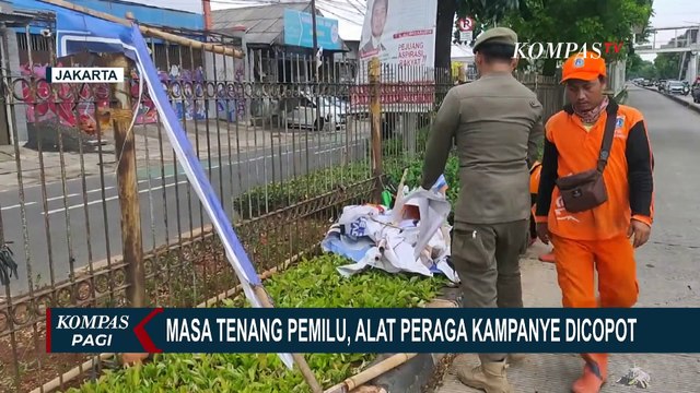 Masa Tenang Pemilu, Bawaslu Imbau Peserta Pemilu Turunkan APK Secara Mandiri