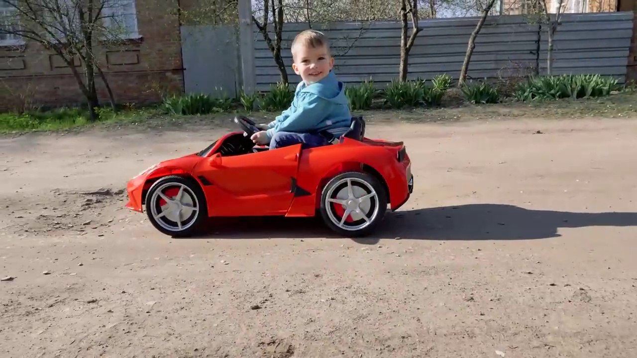 Arthur Ride on Red Car Toy for Kids