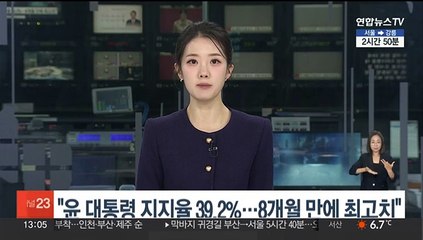 리얼미터 "윤대통령 지지율 39.2%… 8개월 만에 최고치"
