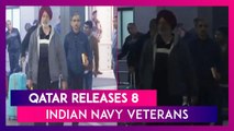 Qatar Releases 8 Indian Navy Veterans Jailed In The Country Over Espionage Charges; 7 Back In India