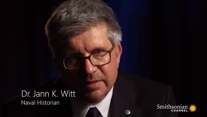 German U-Boat is hit by an anti-sub weapon fired by an American warship.