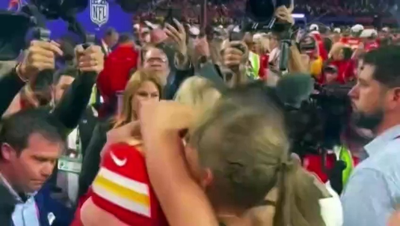 "Taylor Swift Joins in Celebrations as Kansas City Chiefs Win Nail-Biter Super Bowl Game