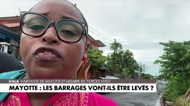 Kala, habitante de Mayotte et membre de «Forces Vives» : «Le niveau d’insécurité ne baissera pas dans les heures qui viennent comme par magie»