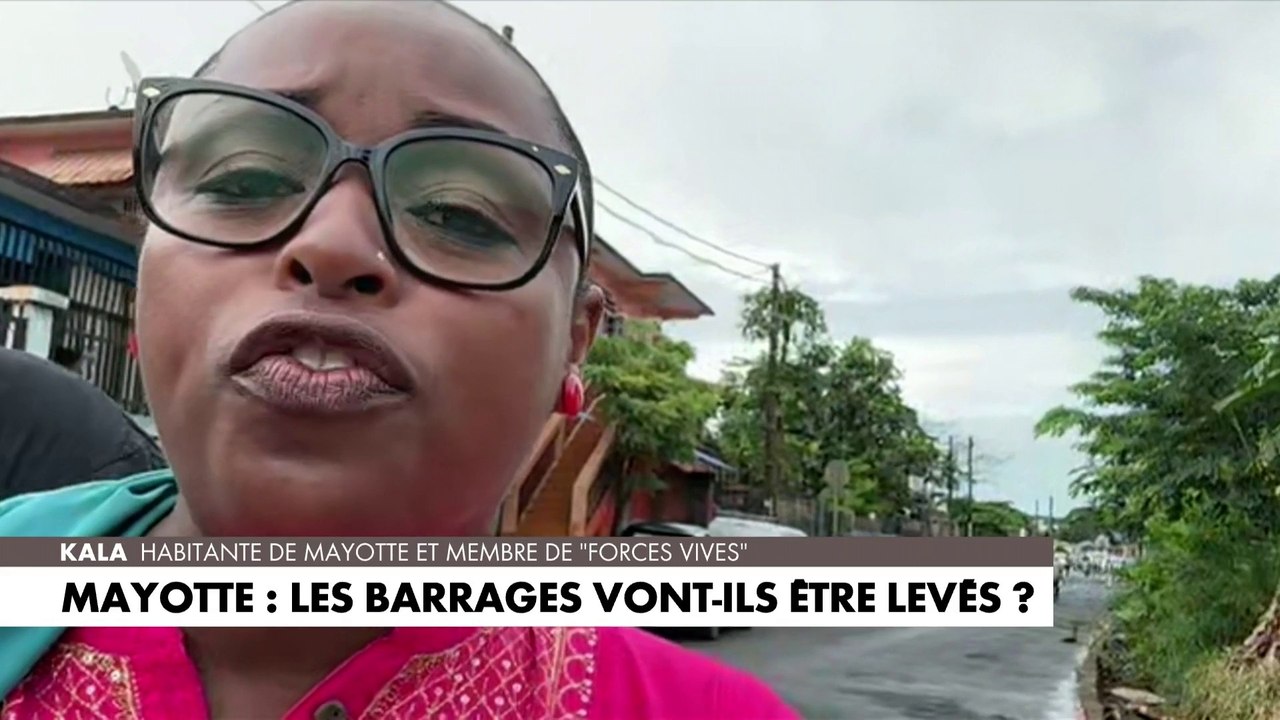 Kala, habitante de Mayotte et membre de «Forces Vives» : «Le niveau d’insécurité ne baissera pas dans les heures qui viennent comme par magie»
