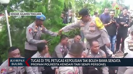 Tugas Di TPS, Petugas Kepolisian Tak Boleh Bawa Senjata