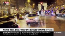 Coupe d'Afrique des Nations : Regardez les images de la fête qui a mal tourné cette nuit à Paris, sur les Champs-Elysées avec de nombreuses dégradations et l'intervention des forces de l'ordre