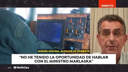 El alcalde de Barbate zarandea al Gobierno Sánchez por tener a la Guardia Civil sin medios para luchar contra el narcotráfico