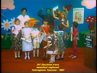 24° Zecchino d'oro. Due puntate parziali delle Selezioni regionali. Teleregione - 1981