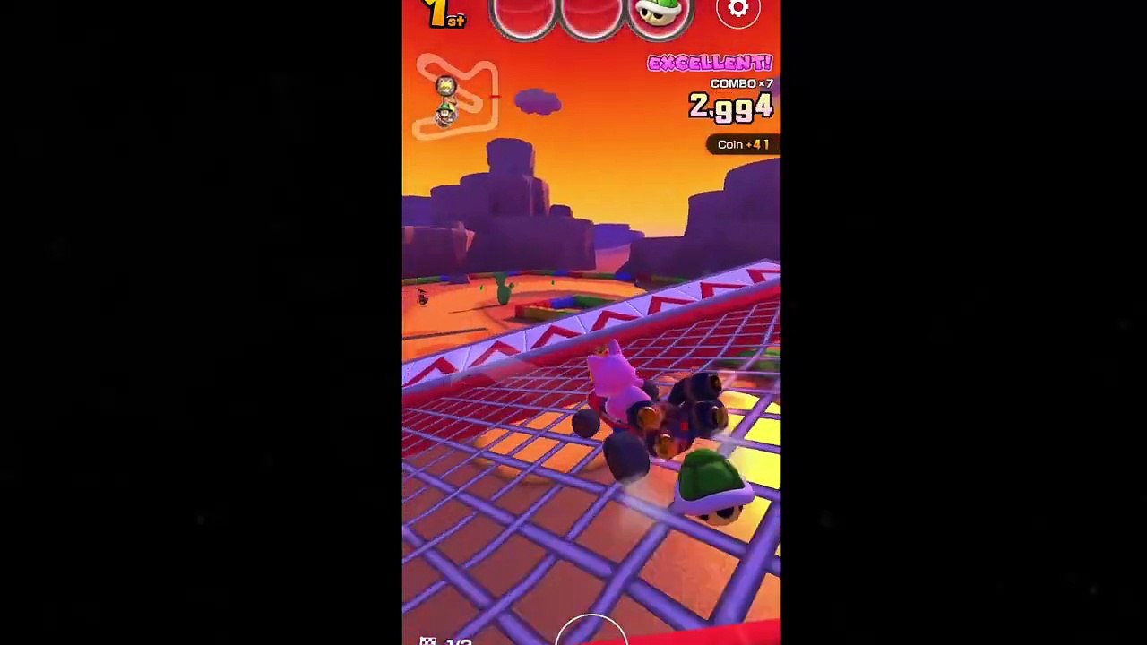 Mario Kart Tour - Pink Gold Peach Cup Gameplay (Exploration Tour 2024)
