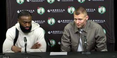 Kristaps Porzingis Discusses Celtics' Response to Jaylen Brown and Duncan Robinson's Altercation
