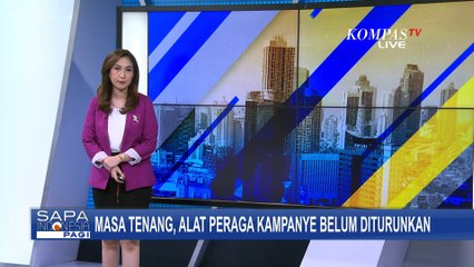 Masa Tenang, Sejumlah APK Belum Diturunkan di Kota Purwakarta