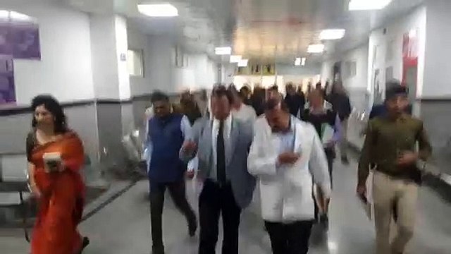 एमबीएस अस्पताल का औचक निरीक्षण