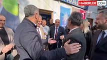 CHP Elazığ Milletvekili Gürsel Erol, Ağın ilçesinde AKP ve MHP belediye başkan adaylarını ziyaret etti