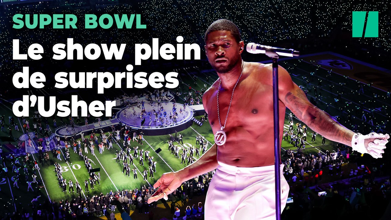 Alicia Keys, patins à roulettes, invités surprise... Revivez le show d’Usher à la mi-temps du Super Bowl