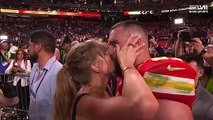 Super Bowl'da zafer Kansas City Chiefs'in: Taylor Swift sevgilisi için sahaya indi
