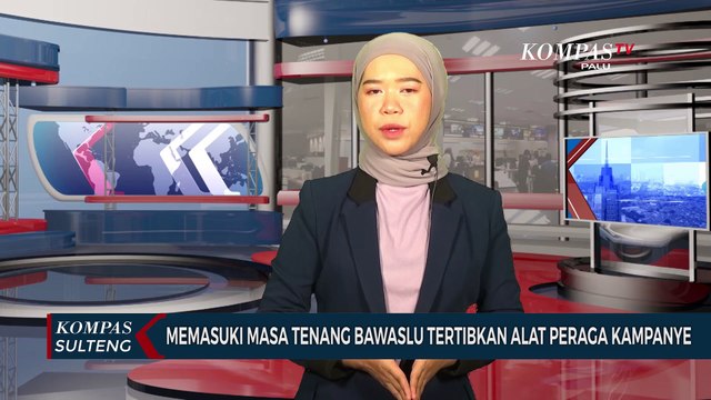 Memasuki Masa Tenang Bawaslu Tertibkan Alat Peraga Kampanye