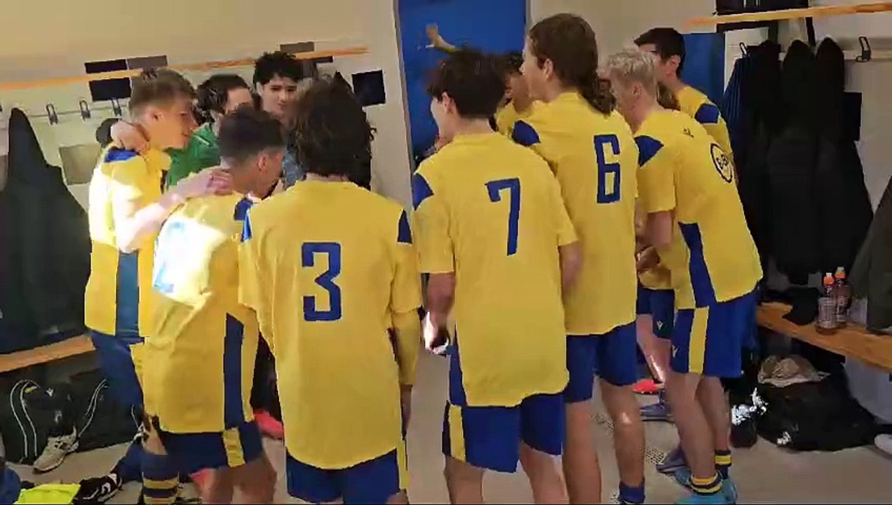Premier chant de la victoire pour nos U16B en championnat, le début d'une longue série?!