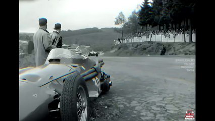 [HQ] F1 1956 Stirling Moss loses a wheel "Maserati 250F" (Belgian Grand Prix) [REMASTER VIDEO]