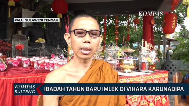 Ibadah Tahun Baru Imlek di Vihara Karunadipa